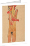 Nude Girl with Folded Arms, 1910 by Egon Schiele