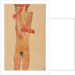 Nude Girl with Folded Arms, 1910 by Egon Schiele
