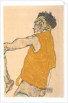 Self-Portrait in Yellow Vest, 1914 by Egon Schiele
