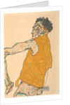Self-Portrait in Yellow Vest, 1914 by Egon Schiele