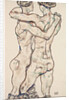 Naked Girls Embracing, 1914 by Egon Schiele