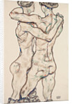 Naked Girls Embracing, 1914 by Egon Schiele