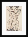 Naked Girls Embracing, 1914 by Egon Schiele