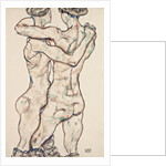 Naked Girls Embracing, 1914 by Egon Schiele