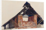 Old Gable, 1913 by Egon Schiele