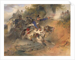 The Foraging Hussar, 1840 by Carl Schindler