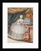 Portrait of Empress Maria Theresia of Austria in Lace Long Gown, c. 1740 by Anonymous