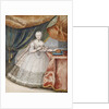 Portrait of Empress Maria Theresia of Austria in Lace Long Gown, c. 1740 by Anonymous