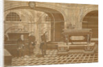 Emperor Nicholas I at the coffin of Emperor Francis I of Austria, ca 1835 by Anonymous