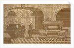 Emperor Nicholas I at the coffin of Emperor Francis I of Austria, ca 1835 by Anonymous