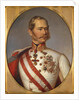 Portrait of Franz Joseph I of Austria, ca 1855 by Anonymous