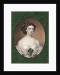 Portrait of Elisabeth of Bavaria, ca 1854 by Anonymous