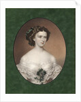 Portrait of Elisabeth of Bavaria, ca 1854 by Anonymous
