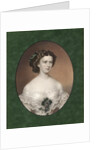 Portrait of Elisabeth of Bavaria, ca 1854 by Anonymous
