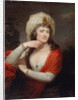Portrait of Aleksandra Branicka, lady-in-waiting of Catherine II, 1793 by Józef Grassi