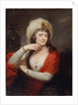Portrait of Aleksandra Branicka, lady-in-waiting of Catherine II, 1793 by Józef Grassi