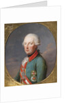 Portrait of Holy Roman Emperor Francis II by Josef Hickel