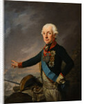 Portrait of Field Marshal Generalissimo Prince Alexander Suvorov (1729?1800), 1799 by Josef Kreuzinger