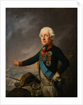Portrait of Field Marshal Generalissimo Prince Alexander Suvorov (1729?1800), 1799 by Josef Kreuzinger