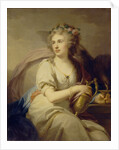 Portrait of Princess Ekaterina Fyodorovna Dolgorukova as Hebe by Johann-Baptist von Lampi the Elder