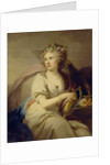 Portrait of Princess Ekaterina Fyodorovna Dolgorukova as Hebe by Johann-Baptist von Lampi the Elder