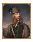 Portrait of Franz Joseph I of Austria in Hunting Dress, 1877 by Edmund Mahlknecht