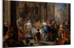 Cleopatras feast by Johann Georg Platzer