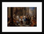 Cleopatras feast by Johann Georg Platzer