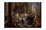 Cleopatras feast by Johann Georg Platzer