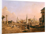 View of the Bolshoy Kamenny Bridge and the Kremlin from Zamoskvorechye, 1837 by Johann Nepomuk Rauch