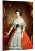 Portrait of Elisabeth of Bavaria, 1856 by Franz Russ the Elder