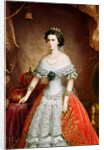 Portrait of Elisabeth of Bavaria, 1856 by Franz Russ the Elder