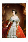 Portrait of Elisabeth of Bavaria, 1856 by Franz Russ the Elder