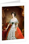 Portrait of Elisabeth of Bavaria, 1856 by Franz Russ the Elder