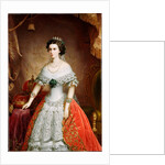 Portrait of Elisabeth of Bavaria, 1856 by Franz Russ the Elder