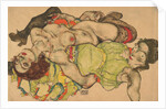 Two Girls Lying Entwined, 1915 by Egon Schiele