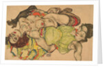 Two Girls Lying Entwined, 1915 by Egon Schiele