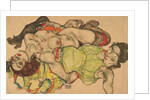 Two Girls Lying Entwined, 1915 by Egon Schiele