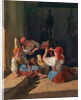 Children decorating a Conscripts hat, 1854 by Ferdinand Georg Waldmüller