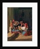 Children decorating a Conscripts hat, 1854 by Ferdinand Georg Waldmüller