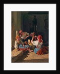 Children decorating a Conscripts hat, 1854 by Ferdinand Georg Waldmüller