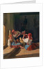 Children decorating a Conscripts hat, 1854 by Ferdinand Georg Waldmüller