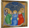 The descent of the Holy Spirit (Pentecost), 1415 by Bohemian Master