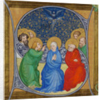 The descent of the Holy Spirit (Pentecost), 1415 by Bohemian Master