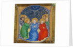 The descent of the Holy Spirit (Pentecost), 1415 by Bohemian Master