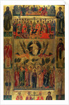 The Ascension of Christ with the Hetoimasia, 15th century by Andreas Ritzos