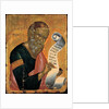 Saint John the Evangelist writing his Revelations, ca 1455 by Andreas Ritzos
