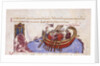 Thomas the Slav flees to the Arabs (Miniature from the Madrid Skylitzes), 11th-12th century by Anonymous
