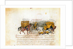 Miniature from the Madrid Skylitzes, 11th-12th century by Anonymous