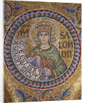 King Solomon (Detail of Interior Mosaics in the St. Marks Basilica), 13th century by Byzantine Master